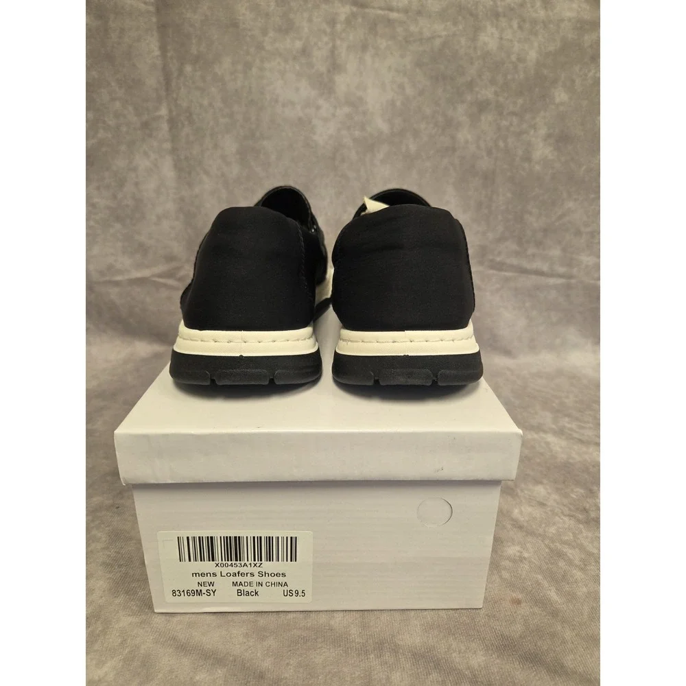 Mens 9.5 Blk Loafers